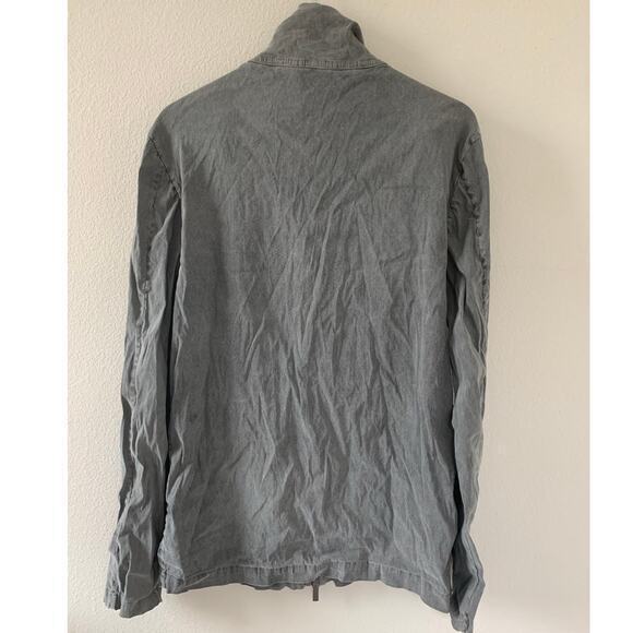 PRIMORDIAL IS PRIMITIVE Zip Up Jacket In Dark Grey Made in‎ Italy - Picture 2 of 7
